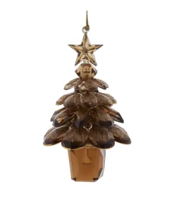 Ornement acrylique, sapin de Noël rustique