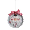 Ornement, biscuit de Noël en fer et pâte à modeler