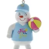 Ornement, bonhomme de neige pour sports de plage