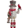 Ornement, Bonhomme de neige avec cardinal rouge