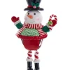 Ornement bonhomme de neige grelot