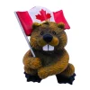 Ornement castor avec drapeau du Canada