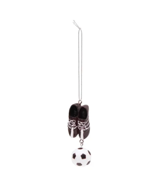 Ornement, chaussures de football et ballon