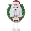Ornement chien bichon maltais