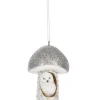 Ornement, créature des bois, hibou blanc