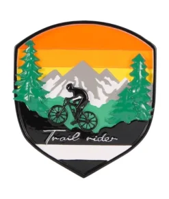 Ornement, cycliste de montagne