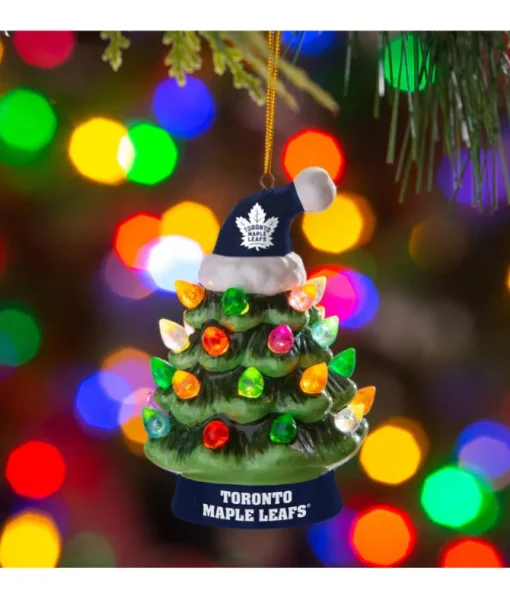 Ornement, décoration en forme de sapin de Noël avec DEL