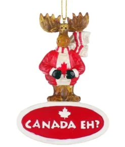 Ornement d’orignal, Souvenir du Canada