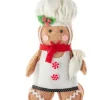 Ornement en peluche, bonhomme en pain d’épices, boulanger