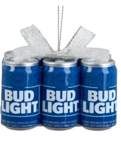 Ornement en résine, pack de 6, Bud Light