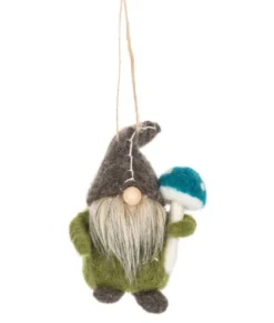 Ornement en tissu, un gnome laineux