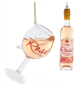 Ornement en verre, Amateurs de vin, Rosé