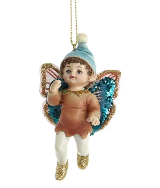 Ornement, fée papillon enchantée