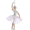 Ornement, figurine de ballet, tutu opalescent