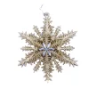 Ornement, Flocon De Neige Doré