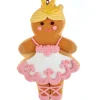 Ornement, Gingervread Cookie, Ballerine aux cheveux blonds