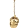 Ornement, gland d'or.