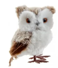 Ornement hibou brun