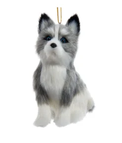 Ornement Husky en peluche