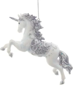 Ornement, licorne pervenche, scintillant