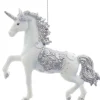 Ornement, licorne pervenche, scintillant