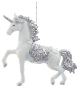 Ornement, licorne pervenche, scintillant