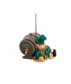 Ornement, Lutin endormi avec tonneau