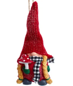 Ornement, Mme Gnome avec champignon