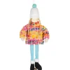 Ornement, patineuse festive, fille blonde