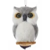 Ornement, petit hibou d’Amérique, peluche