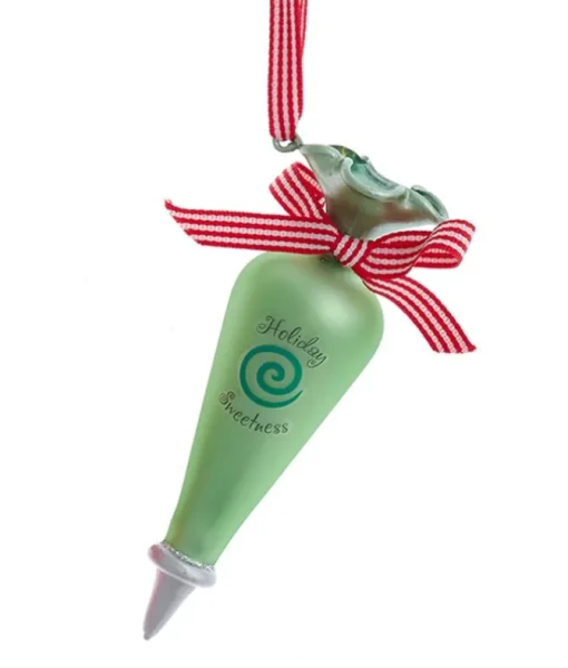 Ornement, poche à douille verte - "Holiday Sweetness"