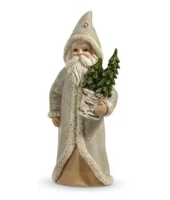 Ornement, Père Noël Belsnickel avec arbre