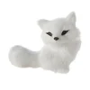 Ornement, renard arctique en peluche.