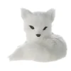 Ornement, renard arctique en peluche.