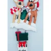 Ornement, Rudolph, Clarice avec 2 cadeaux de Noel