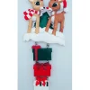 Ornement, Rudolph, Clarice et 3 cadeaux de Noel