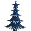Ornement sapin bleu