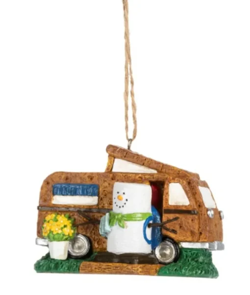 Ornement, s'mores et le camping-car Graham Cracker