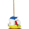 Ornement, s'mores, sur la glissade de neige