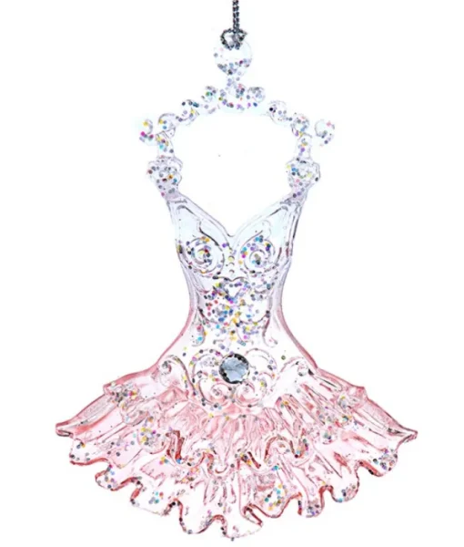 Ornement, tutu de ballet, teinte rose