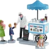 Par Lemax, Chariot de Glaces « Happy Scoffs », lot de 5 figurines