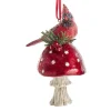 Petit champmignon avec cardinal