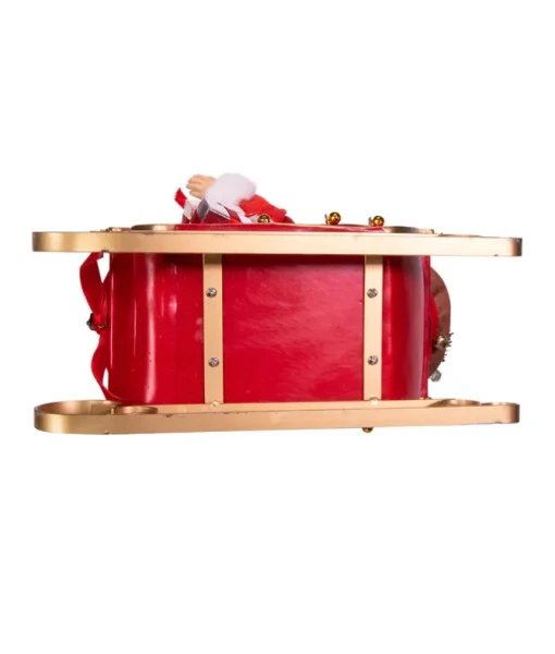 Pièce de table Coca-Cola® Père Noël dans un traîneau
