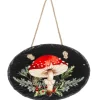 Plaque murale, champignon des fêtes de fin d’année