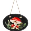 Plaque murale, champignon des fêtes de fin d’année