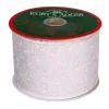 Ruban blanc/irridescent de 10 yards