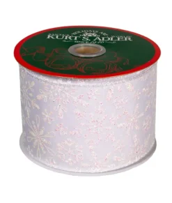 Ruban blanc/irridescent de 10 yards