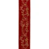 Ruban doré et rouge de 10 yards