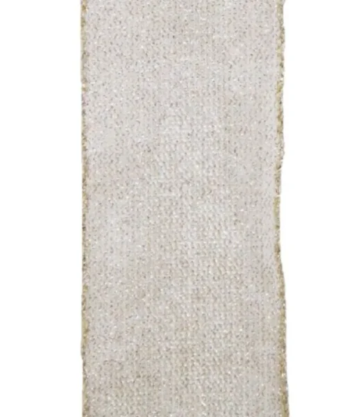 Ruban tissé champagne
