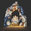 'Scène de la Nativité en forme d'arche éclairée